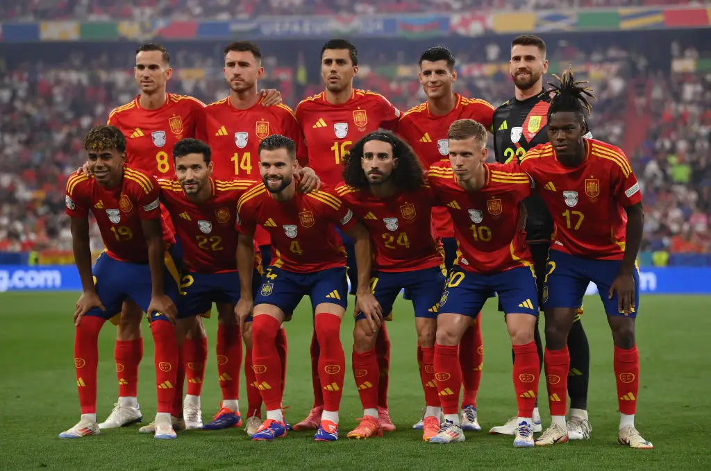 Spain national football team standings